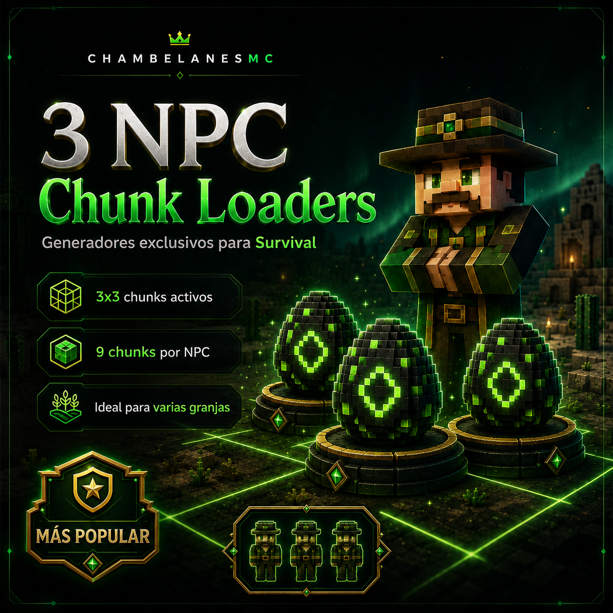 3 NPC Chunk Loaders